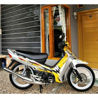 สติกเกอร์ติดรถจักรยานยนต์ สีเหลือง สําหรับ yamaha F1ZR Millennium Yellow 2000-2021 Striping Ori F1ZR lis F1Z