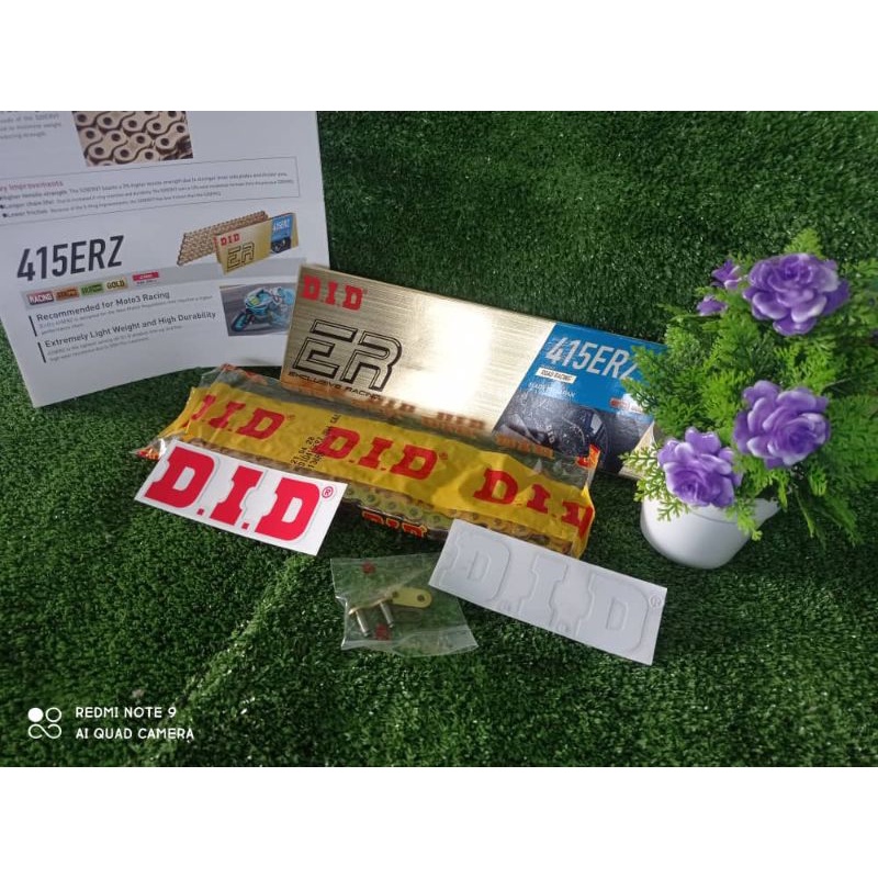 DIY 415 ERZ GOLD(132L)( CLIP PIN)( RIVET PIN))EXCLUSIVE RACING MOTO 3 RACING DID JAPAN