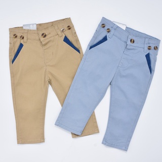 Leeya กางเกงขายาวเด็ก ขายาวเด็ก Baby &amp; Kids Pants Unisex ผลิตจากผ้าคอตตอน 100% ผ้านุ่มใส่สบาย