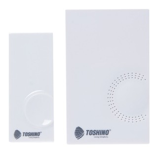 กริ่ง ออด กริ่งไร้สาย WIRELESS DOOR BELL TOSHINO H-518 WHITE