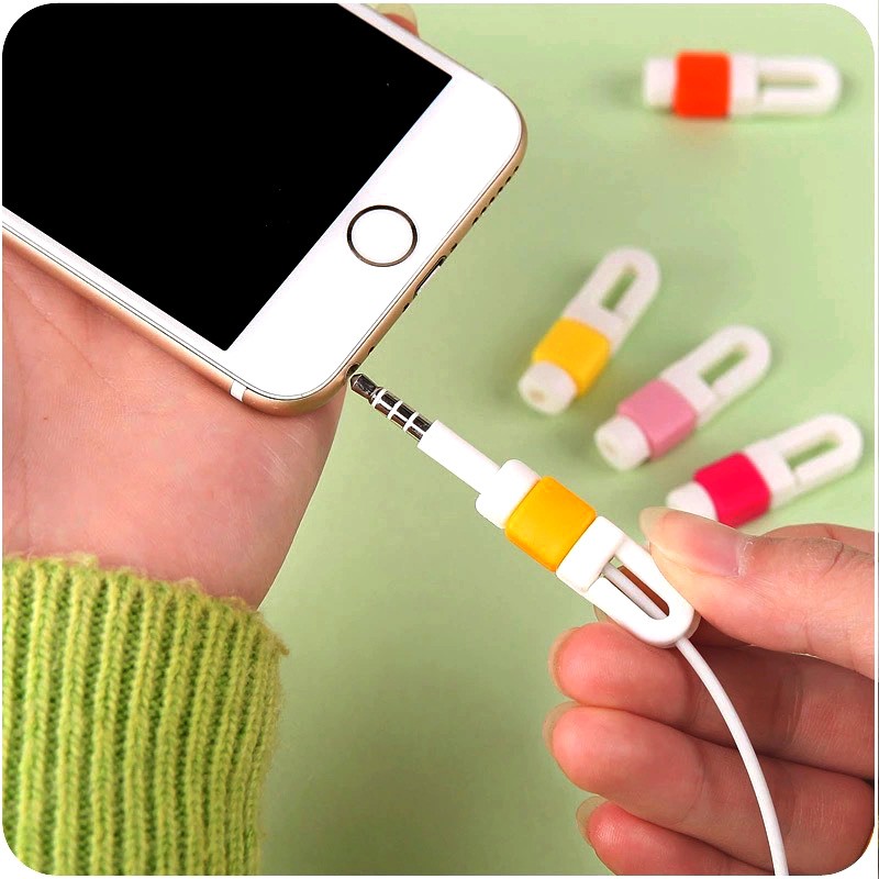 Lightning saver อุปกรณ์ถนอมสายสายหูฟัง  ยืดอายุการใช้งานช่วยจัดเก็บและป้องกันสายไม่ให้หัก