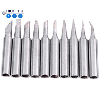 10 Tip Set Tips Soldering Tip Set for Soldering Iron 900-T-I/ BK/ 1.6D/ 2.4D/ 3.0D/ 2C/ 3C/ 4C NEW