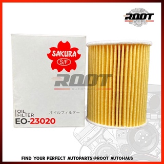 SAKURA กรองน้ำมันเครื่องแท้ EO-23020 กรองน้ำมันเครื่อง สำหรับ CHEVROLET CAPTIVA , CRUZE KF0248 เบอร์ EO-23020