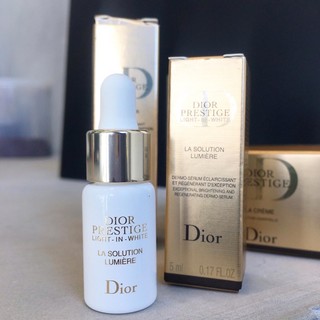 ผิวกระจ่างใส เปล่งปลั่ง DIOR PRESTIGE LIGHT-IN-WHITE LA SOLUTION LUMIERE  #390.-