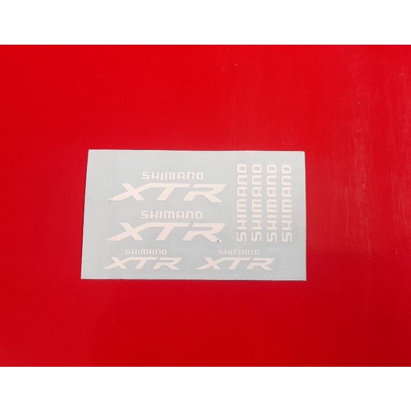 สติ๊กเกอร์ติดจักรยาน Shimano XTR