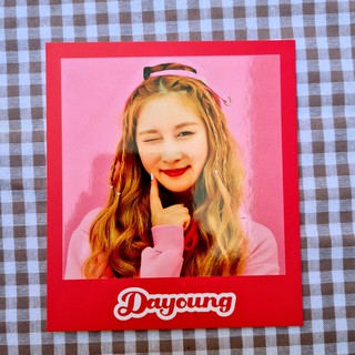 [พร้อมส่ง] โพลารอยด์ ดายอง Dayoung WJSN 2021 Seasons​ Greetings​ Cosmic Girls อูจูโซนยอ Polaroid Photocard โฟโต้​การ์ด​