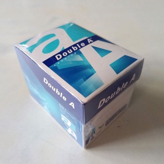 กระดาษโน๊ตกล่องเล็ก Double A บรรจุ 600 ขนาด 6.3*8.7 ซม. แผ่นหนา 80 แกรม/8856976001617/45.-
