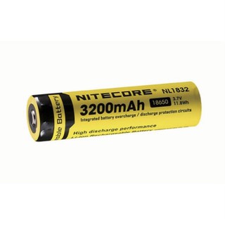 ถ่านชาร์จ Nitecore NL1832 3200mAh 3.7V ของแท้ 1ก้อน