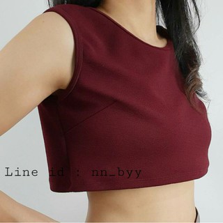 🔥🔥มาใหม่ !!  เสื้อครอป แฟชั่น (พร้อมส่ง) 9 สี
