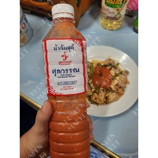 🔥Best sell🔥น้ำจิ้มสุกี้ ตราศุภวรรณ สูตรไหหลำ (หอมเต้าหู้ยี้เข้มข้น) ขนาด 750 ML