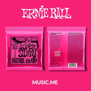 สายกีต้าร์ ERNIE BALL SUPER SLINKY NICKEL WOUND ELECTRIC GUITAR STRINGS 9-42 / ของแท้100%