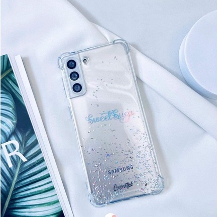 เคสสลักชื่อ เคสใส่ชื่อสีเปลี่ยนตามแสง กากเพชร  i13 pro max s22 ultra note20 a53 a73 reno7 v23 เคสกัน