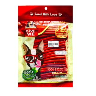 Loveme Dog Treat ขนมสุนัข เส้นนิ่ม ขนาด 1x450 G รสเนื้อ Beef