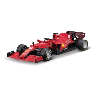 Bburago 1:43 Ferrari 2021 SF21 #16 Chales Leclerc  #โมเดลรถแข่ง 55 F1 Formula ของเล่นสําหรับเด็ก