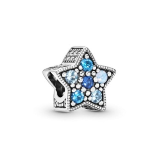 (พร้อมส่ง)*New*Pandora Bright Blue Star Charm