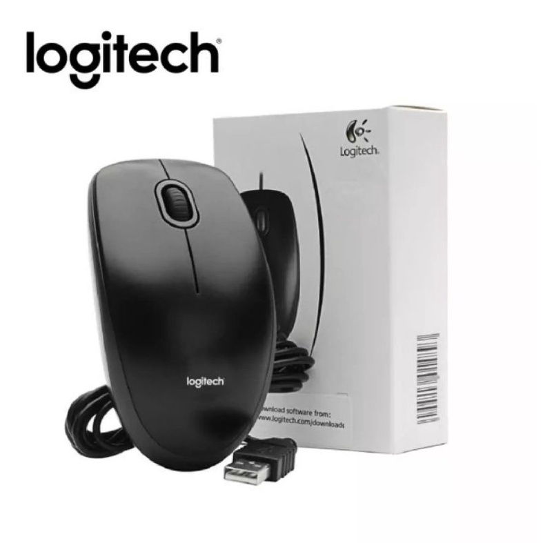 เมาส์ โลจิเทค  Mouse logitech B100(ของเเท้100%รับประกัน3ปี)