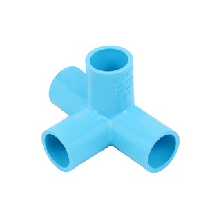 ข้อต่อสี่ทางตั้งฉาก PVC SCG 3/4" สีฟ้า | SCG | ZZ11A0710205020020 อุปกรณ์เดินท่อ งานประปา ต่อเติมซ่อมแซมบ้าน สำหรับใช้งา