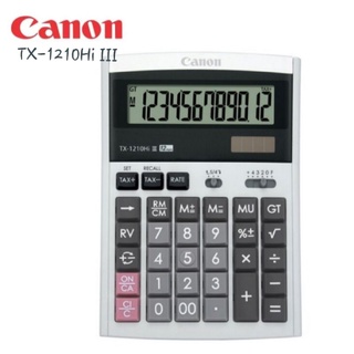 เครื่องคิดเลข CANON TX-1210Hi III *จอ LCD แสดงตัวเลขขนาดใหญ่ 12หลัก.