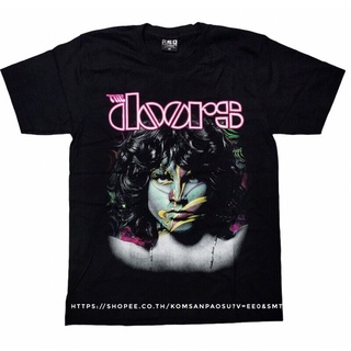 UU street เสื้อยืดวง THE DOORS ผ้าฝ้ายแท้