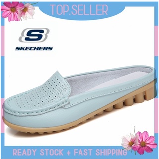 [พร้อมส่ง] *Skechers__go Walk Arch Fit รองเท้าแตะโลฟเฟอร์ ส้นแบน แบบสวม สําหรับผู้หญิง ผู้ชาย