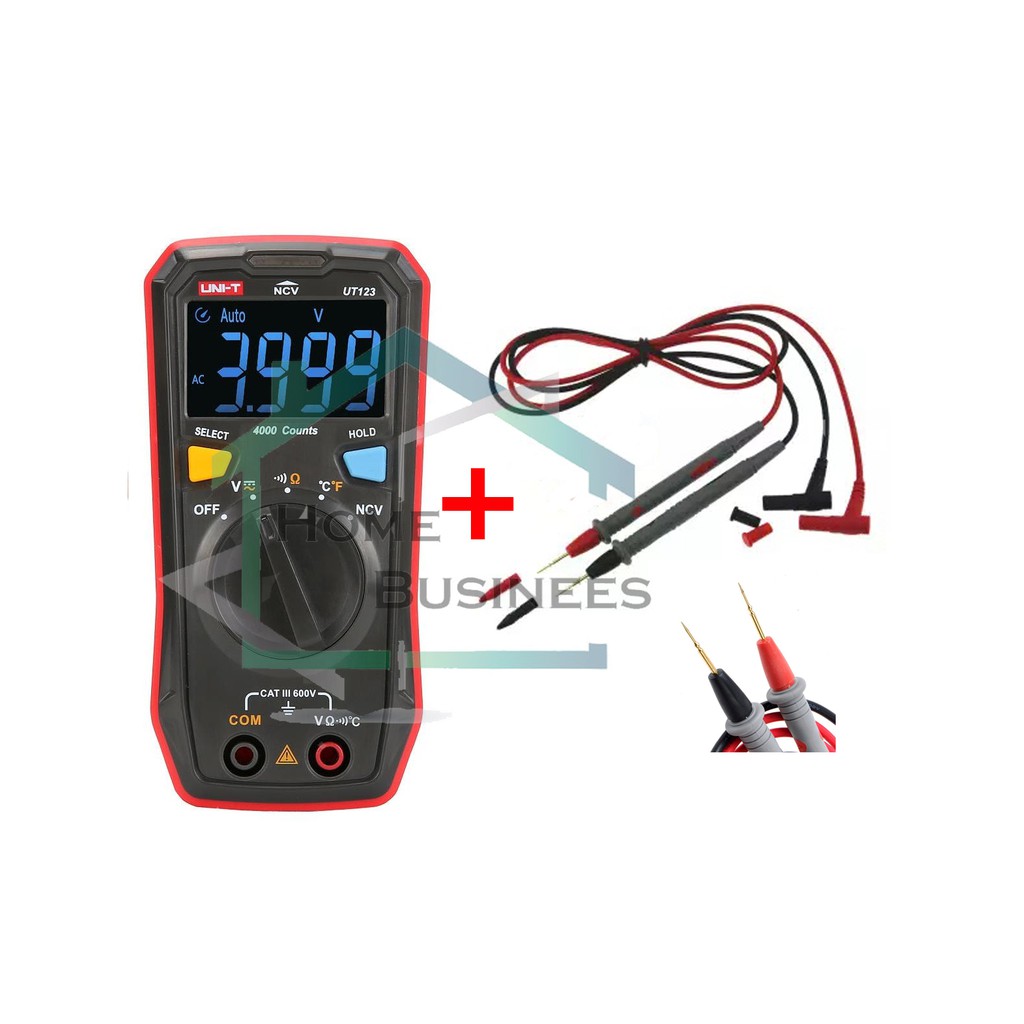 Multitester Avometer Digital ACDC AC DC UNI-T UNI - T 123 UT123 UT 123