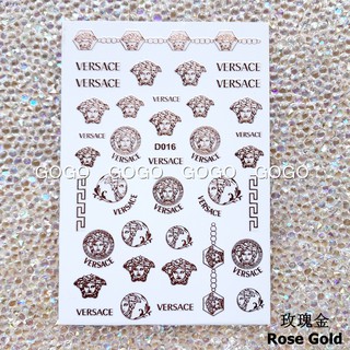 Gogo [สติกเกอร์ติดเล็บ] VERSACE VERSACE D016