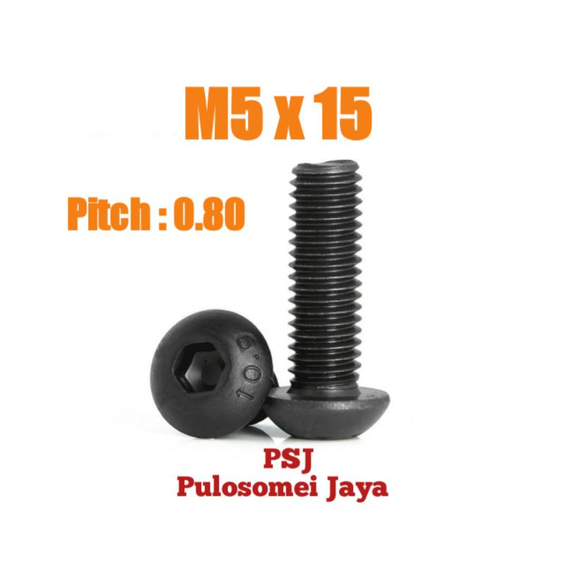 ปุ่ม Bolt L M5 x 15 / ปุ่ม L เหล็ก M5 x 15