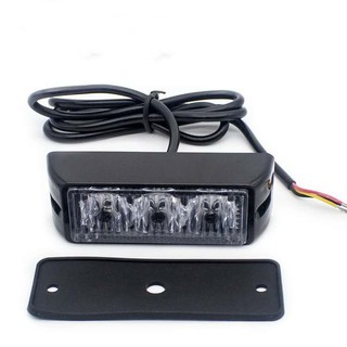 FS ไฟฉุกเฉิน ไฟไซเรน siren light 3LED 15w 12V-24V ไฟฉุกเฉิน ไฟไซเรน LED อเนกประสงค์ รุ่น 3 led strobe Light แสงแรง