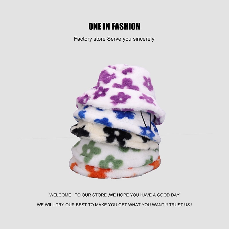 📍พร้อมส่ง 📍หมวกขน กันหนาว บักเก็ต  แฟชั่น สไตล์เกาหลี 🇰🇷 หมวก - รูปที่ 3