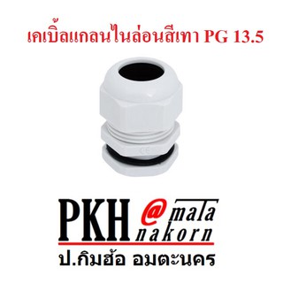 เคเบิ้ลแกลนไนล่อนสีเทา PG13.5 ยี่ห้อ Shinohawa จำนวน 20 ตัว/แพ็ค