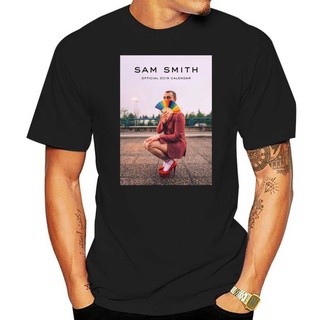 เสื้อยืดลําลอง ผ้าฝ้าย 100% แขนสั้น คอกลม พิมพ์ลายกราฟฟิค Sam Smith ทรงหลวม แฟชั่นสําหรับผู้ชาย และผู้หญิง