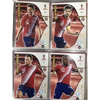 2018 Panini Adrenalyn XL World Cup Russia Soccer Cards Costa Rica