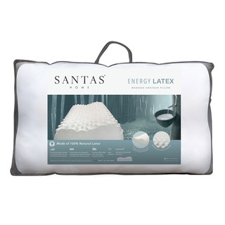 หมอนสุขภาพ หมอนสุขภาพ LATEX SANTAS MASSAGE CONTOUR หมอนหนุน หมอนข้าง ห้องนอน เครื่องนอน LATEX PILLOW SANTAS MASSAGE CONT