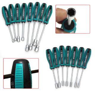 yoodada  5.5mm Metal Socket Driver Wrench Screwdriver Hex Nut Key Nutdriver Hand Tool