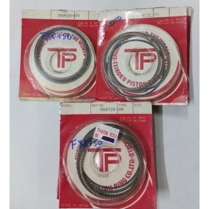 PISTON RING FXR150 TP