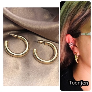 (พร้อมส่ง) Toonjen ต่างหูแฟชั่น ต่างหูใส่ทำงาน ต่างหูใส่เที่ยว คุณภาพดี น้ำหนักเบา 💰💰แถมฟรีถุงผ้ากำมะหยี่💰💰