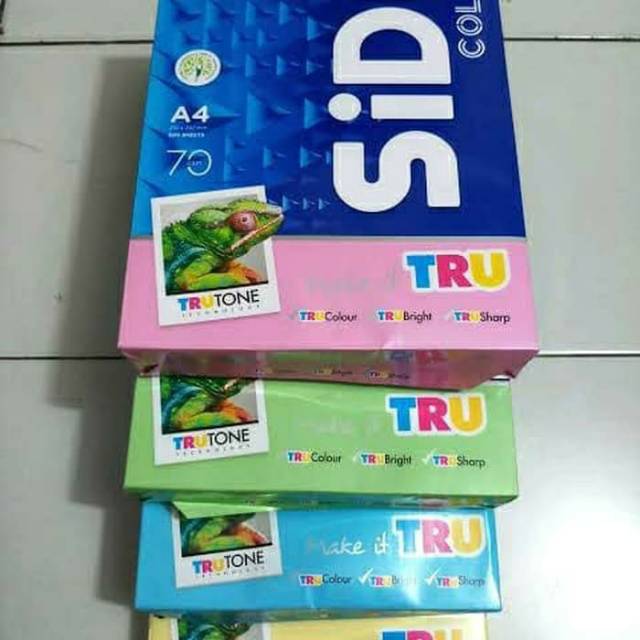 กระดาษ A4 70 แกรม สี Sinar Dunia (SIDU)