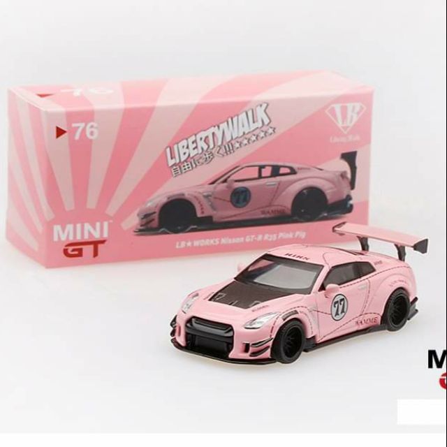 Mini gt Nissan GT-R LIBERTYWALK Pink Pig - tsst_shop - ThaiPick