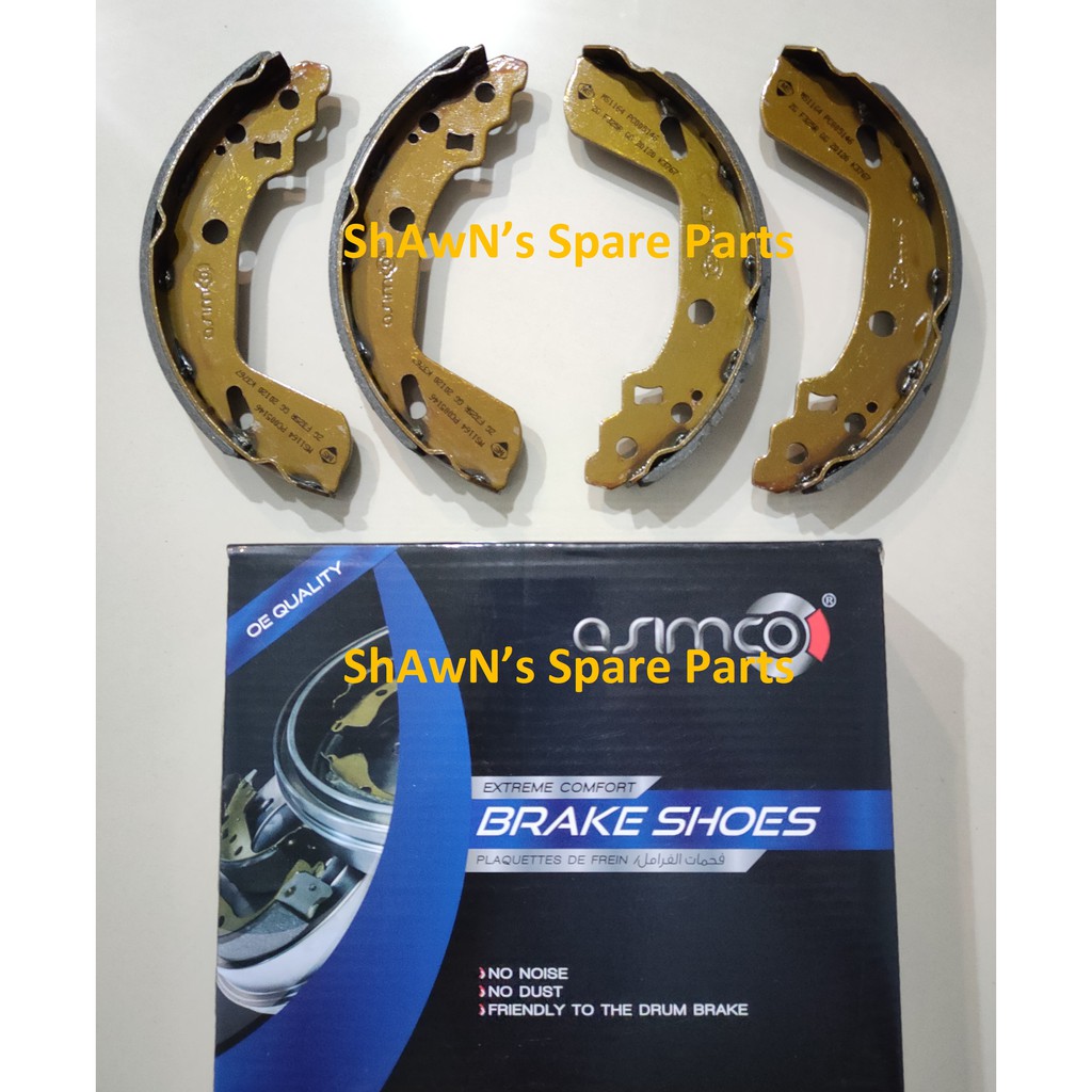 รองเท้าเบรกหลัง Suzuki Swift AZH414 1.4 - ASIMCO K3767 ( USA )