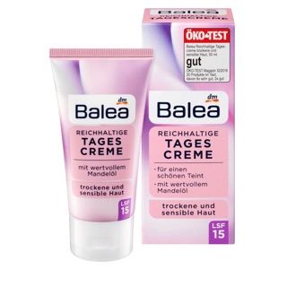 Balea rich day cream spf 15 ขนาด 50 ml สูตรกลางวัน