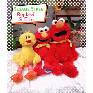 พร้อมส่ง!!! ตุ๊กตาเอลโม่ Elmo💛 บิ๊กเบิร์ด❤️ Sesame Street