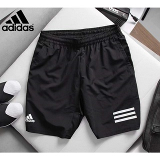 M-3XL!Adidasกางเกงขาสั้นกีฬาสำหรับบุรุษและสตรี กางเกงวิ่งขาสั้นห้าจุดใหม่