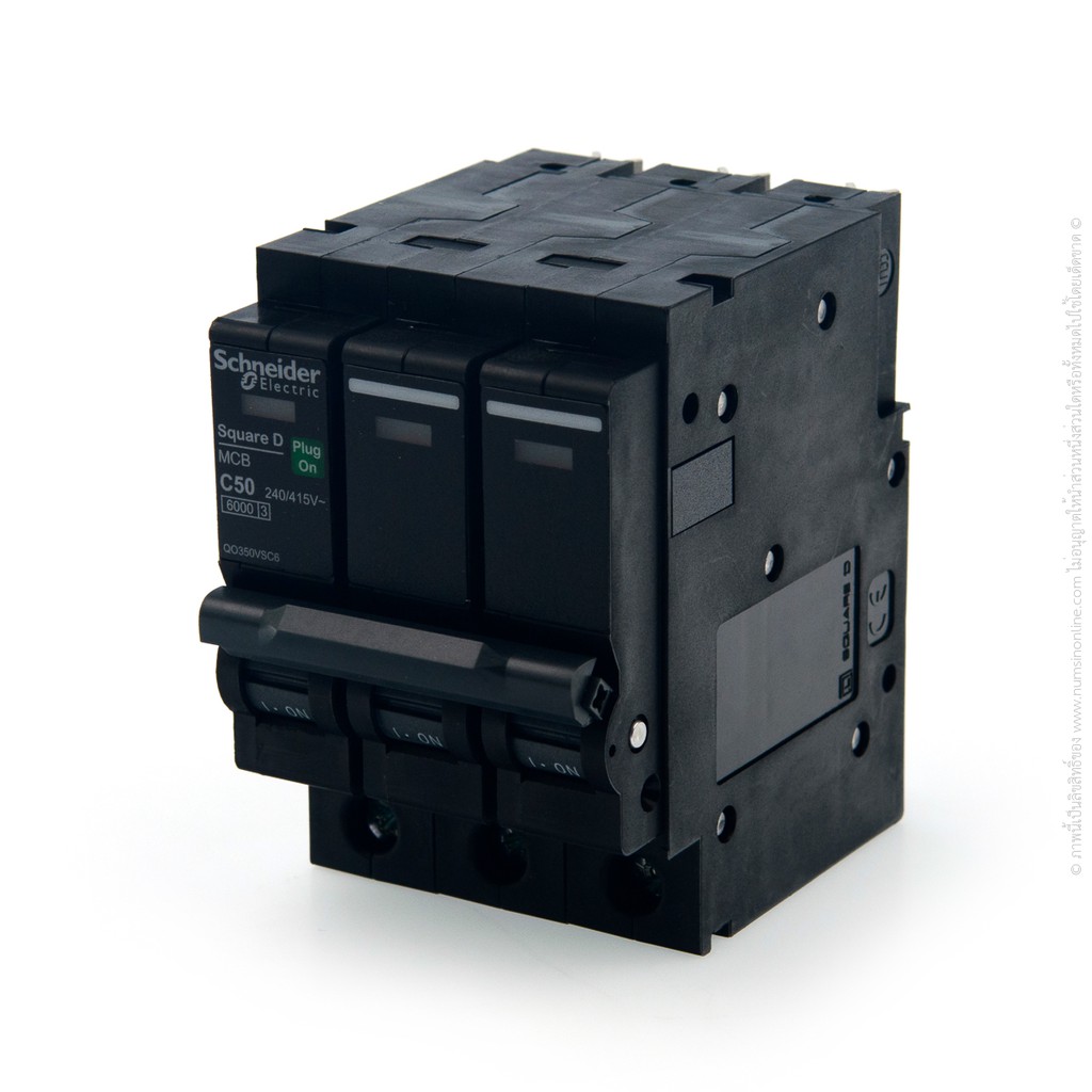 เซอร์กิตเบรกเกอร์ QO350VSC6T 50A 3P 6kA SCHNEIDER SQUARE-D
