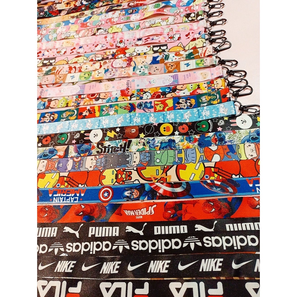 สายคล้องแมส แบบตะขอก้ามปู ลายการ์ตูน ลายชัดสีสวย งานเย็บ พร้อมส่ง❤ - รูปที่ 7