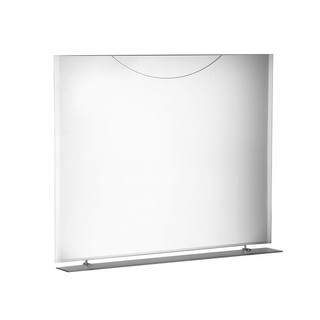 Glass shelf BATHROOM MIRROR WITH SHELF MOYA VM-Z54 100X80CM Bathroom mirror toilet กระจกชั้นวางของ กระจกชั้นวาง MOYA VM-