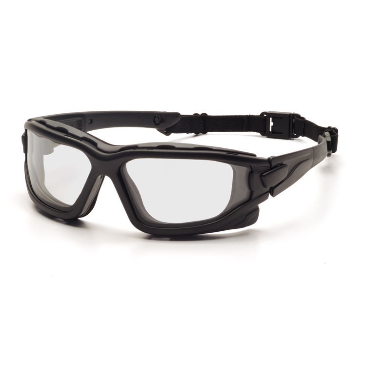แว่นกันลม แว่นกันฝ้าระดับดีมาก แว่นบีบีกัน Pyramex I-Force Clear Lens รุ่นปกติ สำหรับคนรูปหน้าใหญ่