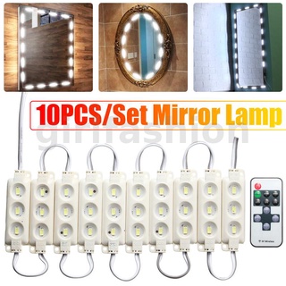 10 ชิ้น / เซต LED โมดูลกระจก ไฟ IP65 ไฟแต่งหน้า โคมไฟตกแต่ง ในร่ม / กลางแจ้ง