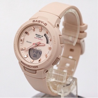 Baby G BGA270 bga-270 นาฬิกาข้อมือ สายยางสองชั้น สีครีม สีน้ําตาล