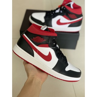 🤓Air Jordan 1 Mid GS Black Gym Red