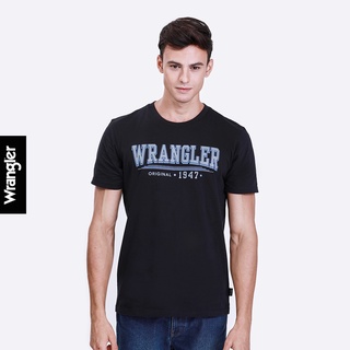 WRANGLER เสื้อยืดแขนสั้น TEE ทรงพอดีตัว REGULAR FIT รุ่น WR S171R104 แรงเลอร์ เสื้อยืดแขนสั้นผู้ชาย